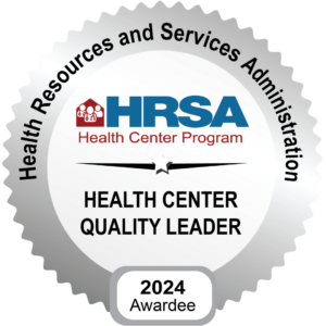 HRSA badge_Health Center Quality Leader 2024